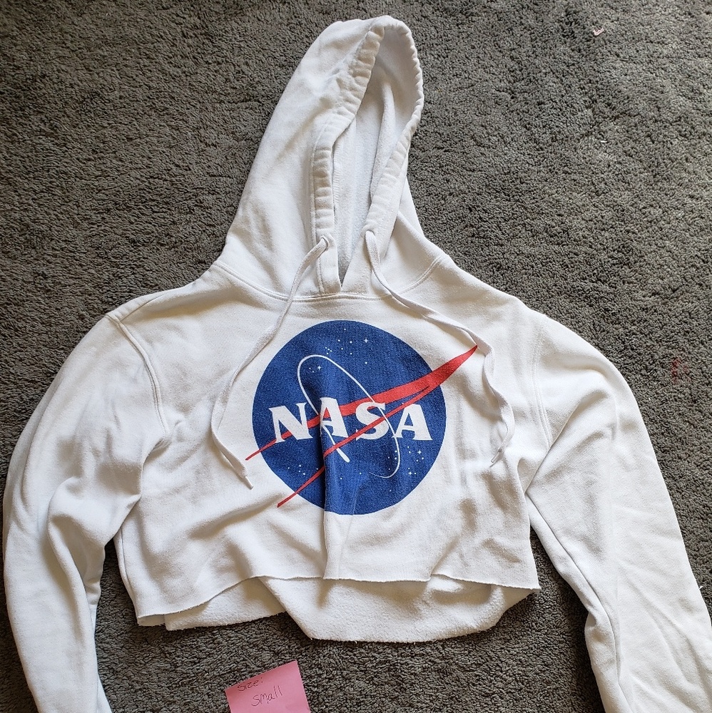 Cropped NASA Hoodie